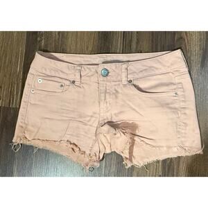 American Eagle Pink Shorts Size 4